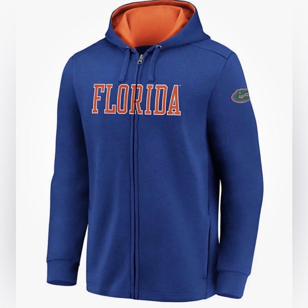 NWT Fanatics Florida gators Hoodie full
Zip sweatshirt mens small team block UF